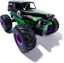 zaislai monster - MONSTER JAM RC visureigis Smash & Bash Grave Digger, 1:15, žalia/juoda - 3 nuotrauka