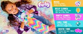 pliusiniai zaislai - Furby Interaktyvus žaislas Dj Furby Rainbow - 3 nuotrauka
