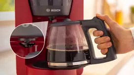 malta kava filtrine - Bosch TKA3M134 1,4 L (Raudonas) - 8 nuotrauka