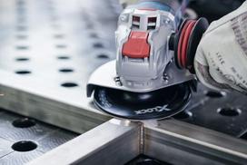 slifavimo diskas 125 mm - Šlifavimo diskas Bosch X-LOCK R444 Expert for Metal, Ø 125 mm, K 36 - 4 nuotrauka