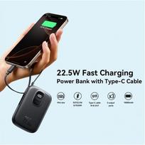 power bank with cable - Joyroom JR-PBF17 10000mAh 22.5W juoda - 9 nuotrauka