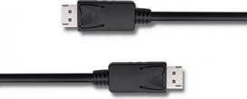 displayport kabelis 1.2 - QOLTEC DisplayPort v1.2 male cable 3m - 4 nuotrauka