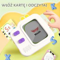 korteliu skaitytuvas - Woopie grafinė planšetė piešimo ir anglų kalbos mokymuisi su kortelių skaitytuvu 120 vnt. - 7 nuotrauka