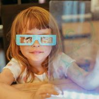3d magnetinis - WOOPIE 3D magnetinė piešimo lenta su LED apšvietimu - 4 nuotrauka