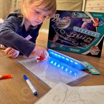 3d magnetinis - WOOPIE 3D magnetinė piešimo lenta su LED apšvietimu - 7 nuotrauka
