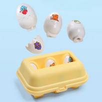 delione kiausiniai - Woopie Montessori Match Shapes formų rūšiavimo dėlionė 6 vnt - 7 nuotrauka
