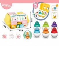 delione kiausiniai - Woopie Montessori Match Shapes formų rūšiavimo dėlionė 6 vnt - 10 nuotrauka