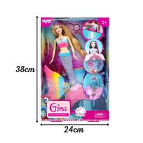 undinele lele - WOOPIE Lėlė Undinėlė Gina Magic Rainbow su priedais - 2 nuotrauka