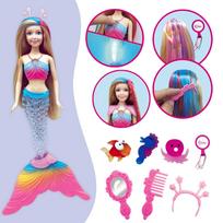undinele lele - WOOPIE Lėlė Undinėlė Gina Magic Rainbow su priedais - 3 nuotrauka