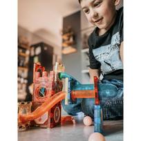 magnetine trasa - WOOPIE magnetiniai blokai šviesos rutulio takelis, 75 el. - 10 nuotrauka