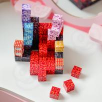 pixelai - WOOPIE Magnetiniai kubeliai konstruktorius „Pixels“ 74 vnt. - 7 nuotrauka