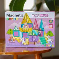 3d magnetinis - Woopie magnetiniai konstruktoriai 3D edukacinis rinkinys „Pasakų pilis“ 55 vnt - 6 nuotrauka