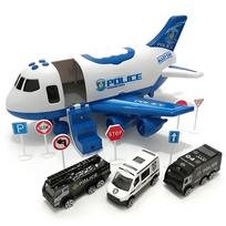 kelio zenklai - Woopie policijos lėktuvas–transporteris su 3 policijos automobiliais XL - 11 nuotrauka