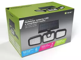 led lauko sviestuvas su judesio jutikliu - LED lauko šviestuvas su saulės kolektoriumi, su judesio jutikliu - 2 nuotrauka
