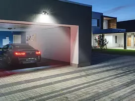 led lauko sviestuvas su judesio jutikliu - LED lauko šviestuvas su saulės kolektoriumi, su judesio jutikliu - 3 nuotrauka