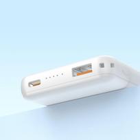 magnetinis power bank - Dudao K14S Magnetic Power Bank 20W 5000mAh 1x USB-A 1x USB-C - White - 2 nuotrauka