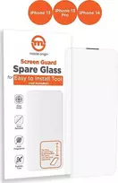 Mobile Origin Apsauginis stiklas iPhone 17e/16e/14/13 Pro/13 Oranžinis (Orange)