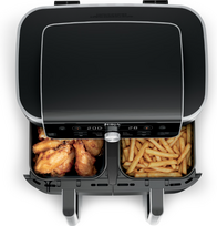 air fryer dual - Ninja DualZone XL DZ950EU, 9,5 L, 2470 W, Juoda/Pilka (Black/Grey) - 4 nuotrauka