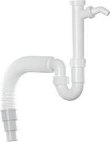 plautuve sifona - Sifonas plautuvei Franke 112.0006.456, balta (White) - 1 nuotrauka