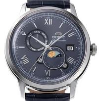 orient bambino - ORIENT CLASSIC SUN AND MOON RA-AK0806L Tamsiai Mėlynas (Dark Blue) - 7 nuotrauka
