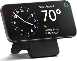power bank wireless - Satechi OntheGo Qi2 5K Magnetic Power Bank with Stand - Black - 3 nuotrauka