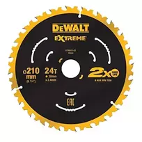 pjovimo diskas - Pjovimo diskas medienai Dewalt DT20432-QZ, 210 mm - 2 nuotrauka