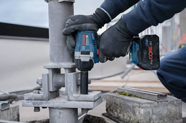 akumuliatorinis suktuvas - Bosch GDS 18V-750 C, 18 V, 2x5,0 Ah - 5 nuotrauka