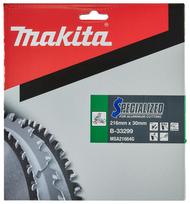 pjovimo diskas - Makita B-33299 T.C.T. pjūklas 216X2.2X30mm -5° T64 SPECIALIZED aliuminio pjovimui - 2 nuotrauka