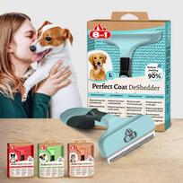 sunu sukos - Gyvūnų šukos 8in1 Perfect Coat DeShedder, L - 2 nuotrauka