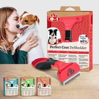 sunu sukos - Gyvūnų šukos 8in1 Perfect Coat DeShedder, M - 2 nuotrauka