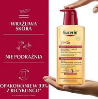 eucerin dusui - EUCERIN dušo aliejus jautriai odai PH5 SKIN-PROTECTION, 400 ml - 4 nuotrauka