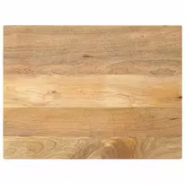 Stalviršis, 90x70x2,5 cm, mango medienos masyvas, stačiakampis