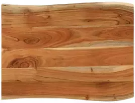 Stalviršis, 90x60x2,5cm, akacijos masyvas, su gyvu kraštu