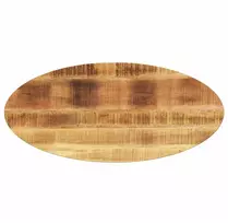 Stalviršis, 100x40x2,5cm, mango medienos masyvas, ovalo formos