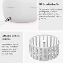 juoda vonele - ATL AG643 Ultragarsinė vonelė 600ml, 50W Juoda (Black) - 2 nuotrauka