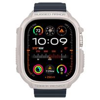 apple watch 4 ultra - Spigen Rugged Armor dėklas Apple Watch Ultra 1 / 2 (49mm) - Bežinis - 5 nuotrauka