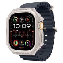 apple watch 4 ultra - Spigen Rugged Armor dėklas Apple Watch Ultra 1 / 2 (49mm) - Bežinis - 8 nuotrauka