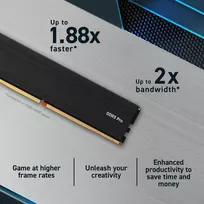 ddr5 32gb 2x16 6000mhz - Crucial Pro DDR5 32GB (2x16GB) 6000MHz CL48 UDIMM - 4 nuotrauka