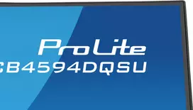 curved monitorius - iiyama ProLite XCB4594DQSU-B1 44.5", VA, DQHD, 75Hz, lenktas - 4 nuotrauka