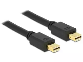 displayport kabelis 1.2 - Delock Cable Mini Displayport to Mini Displayport 2m Black - 2 nuotrauka