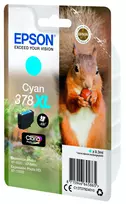 epson xp spausdintuvas - EPSON Singlepack Cyan 378XL Squirrelhen | C13T37924010 - 2 nuotrauka