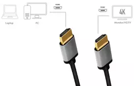 hdmi 4k 60hz - LOGILINK CHA0101 HDMI cable 4K/60Hz 2m - 5 nuotrauka
