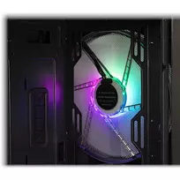 gaming pc kompiuteris - Kompiuterio korpusas Inter-Tech IT-3503 Airstream, juoda - 7 nuotrauka