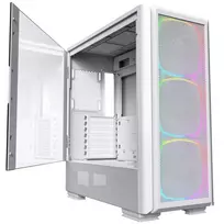 montech mid tower - Montech SKY TWO GX Balta (White) - 5 nuotrauka