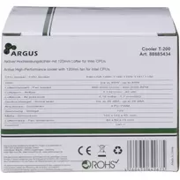intel core i7 cpu - Inter-Tech Argus T-200 80 mm CPU Cooler 88885434 - 2 nuotrauka