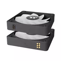 argb fan reverse 140 - Thermaltake CT140 EX Reverse ARGB Sync Ventiliatorius 3 vnt. Juodas (Black) - 2 nuotrauka