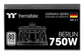 750w power supply - THERMALTAKE BERLIN 750W ATX3.1 Juodas (Black) - 3 nuotrauka
