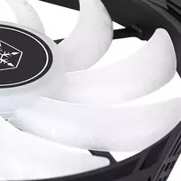 argb fan - Silverstone Air Slimmer 140 ARGB Black (Juodas) - 8 nuotrauka