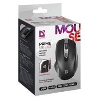 silent mouse - Defender Prime MB-053 RF Silent Juodas (Black) - 3 nuotrauka