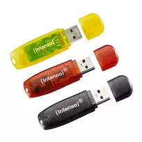 usb atmintukai - MEMORY DRIVE FLASH USB2 3X32GB/RAINBOW 3502483 INTENSO - 5 nuotrauka
